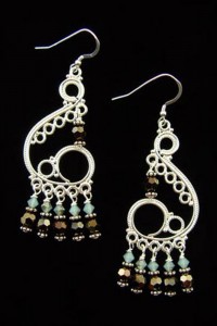 Tibetan Goddess Earrings Image