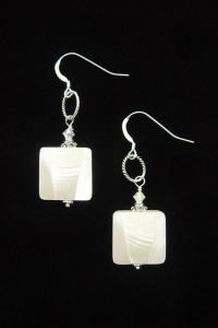 White Light Earrings Image