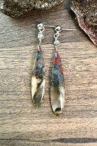 African Bloodstone Earring