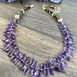 Amethyst Collar Necklace