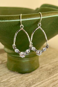 Sterling With CZ Earrings