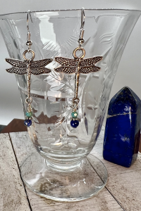 Dangling Dragonfly Earrings