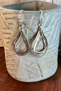 Divinely Hammered Earring