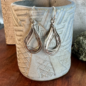 Divinely Hammered Earring
